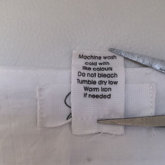 JAPNA White Eyelet Embroidered Wrap Skirt Size S - Picture 8 of 8